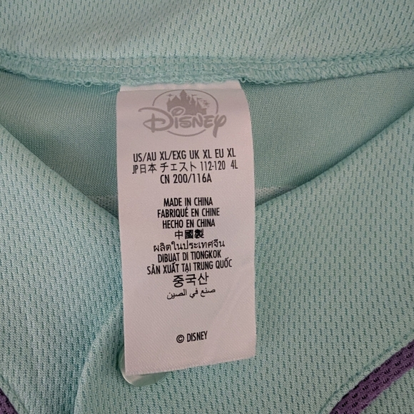 NWT Ariel Baseball Jersey Shirt 2025 Walt Disney World WDW Little Mermaid XL - Picture 10 of 12